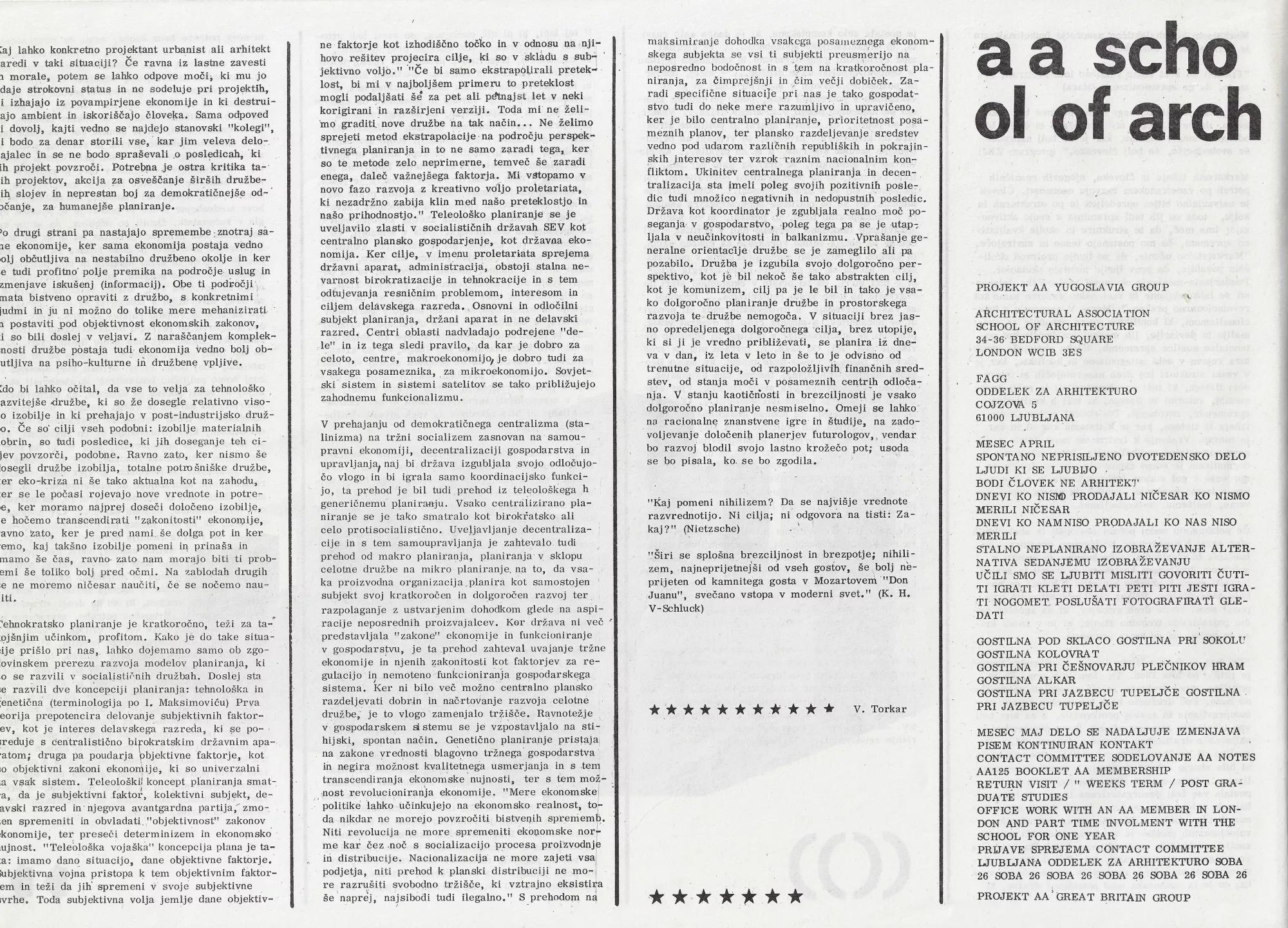 Dušan Blaganje - Projekt AA Yugoslavia Group